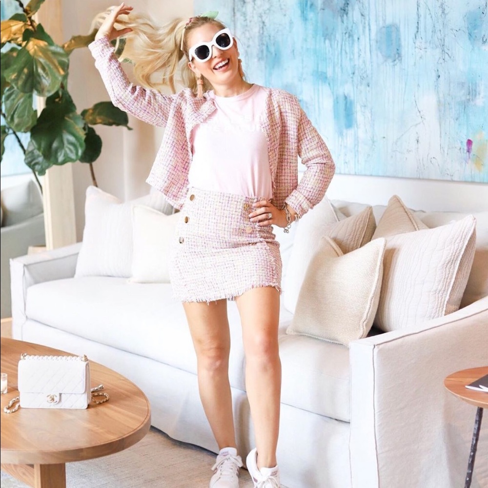 Pink Tweed Suit